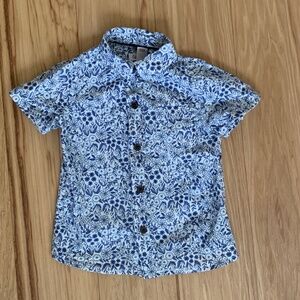 Floral short sleeve shirt size 18 months